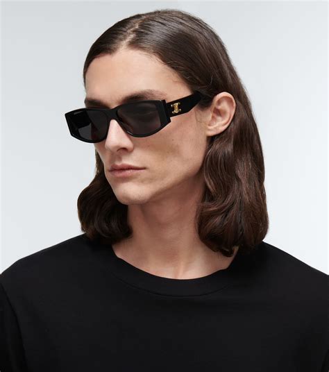 celine oversized black sunglasses|celine eyewear rectangular sunglasses.